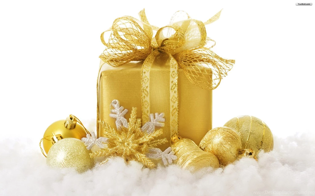 YouWall Golden Christmas Gift Wallpapers Wallpaper,wallpapers ...
