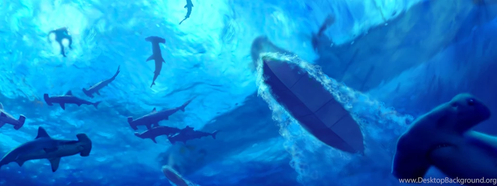 Dual screen hammerhead shark wallpaper.jpg