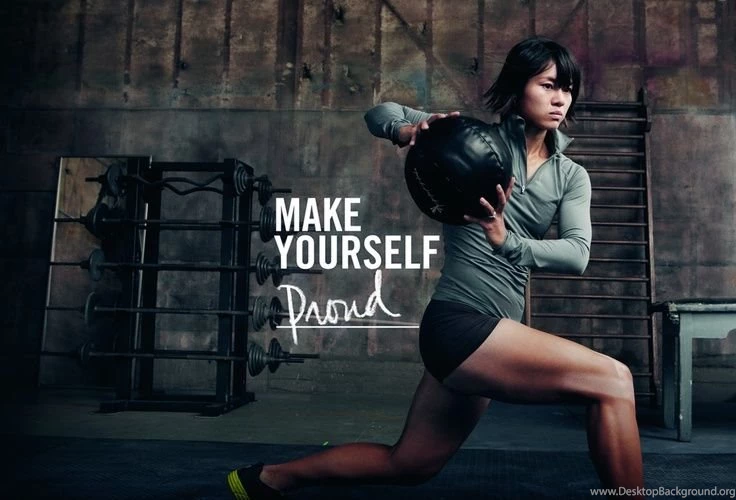 Nike Make Yourself Ads. Decided To Make My Own Inspiring Wallpapers ...