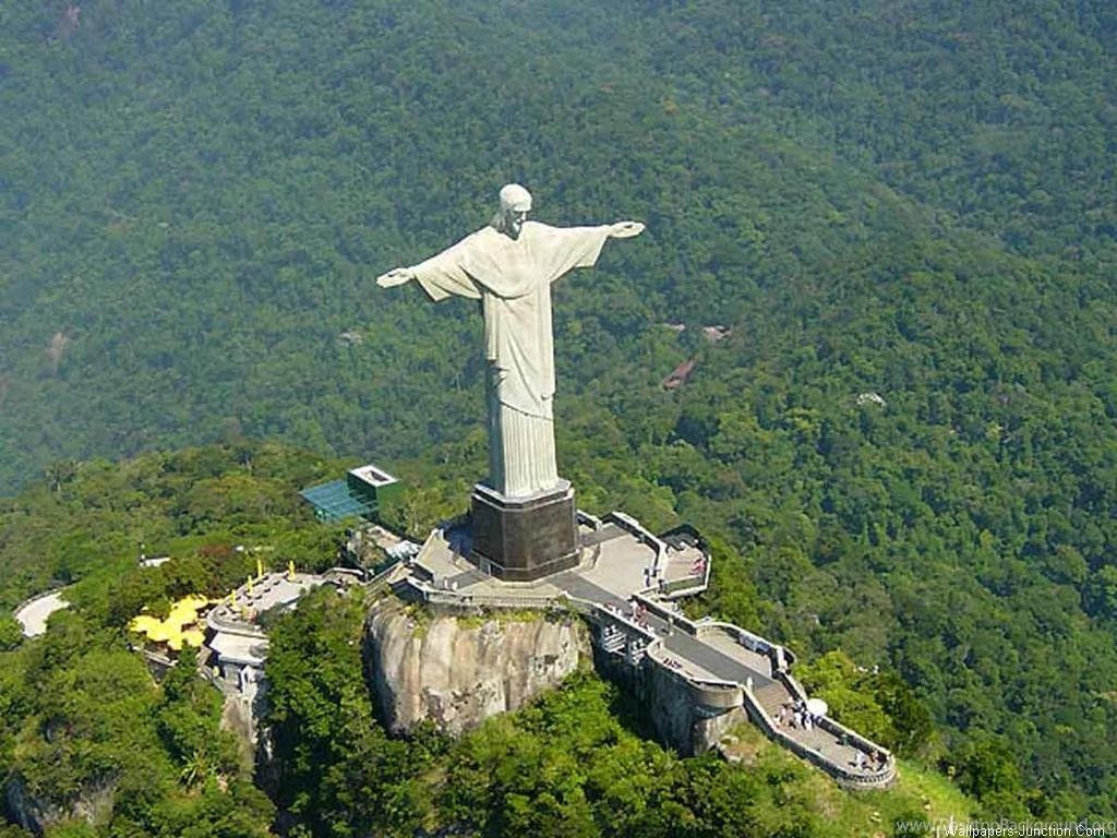 Christ The Redeemer Brazil Wallpaper.