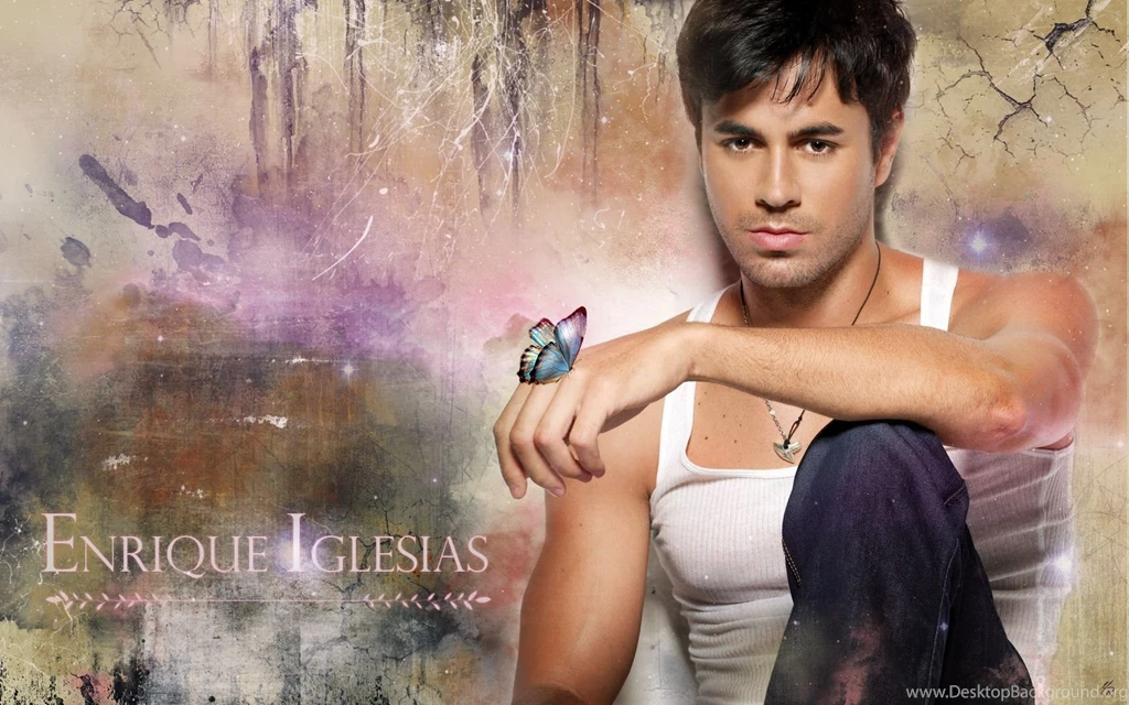 Enrique Iglesias In White Vest HD Backgrounds