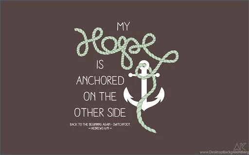 Allons y Kimberly: Scripture Sunday: Hebrews 6:19(Free Desktop ...