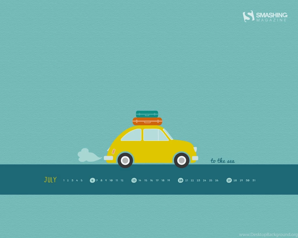 Desktop Wallpapers Calendars: July 2014 – Smashing Magazine