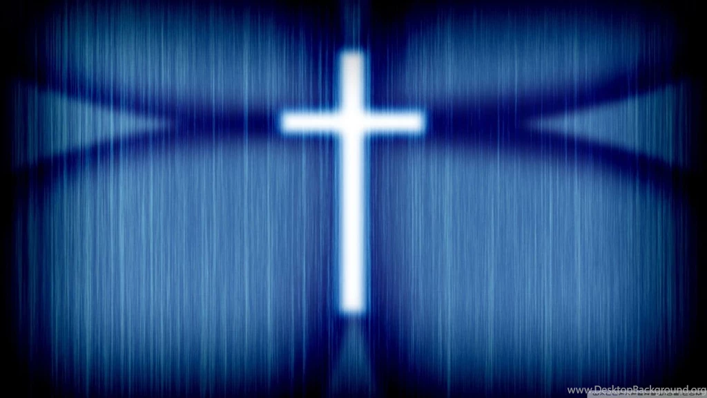 White Cross Blue Backgrounds HD Desktop Wallpapers : Widescreen ...