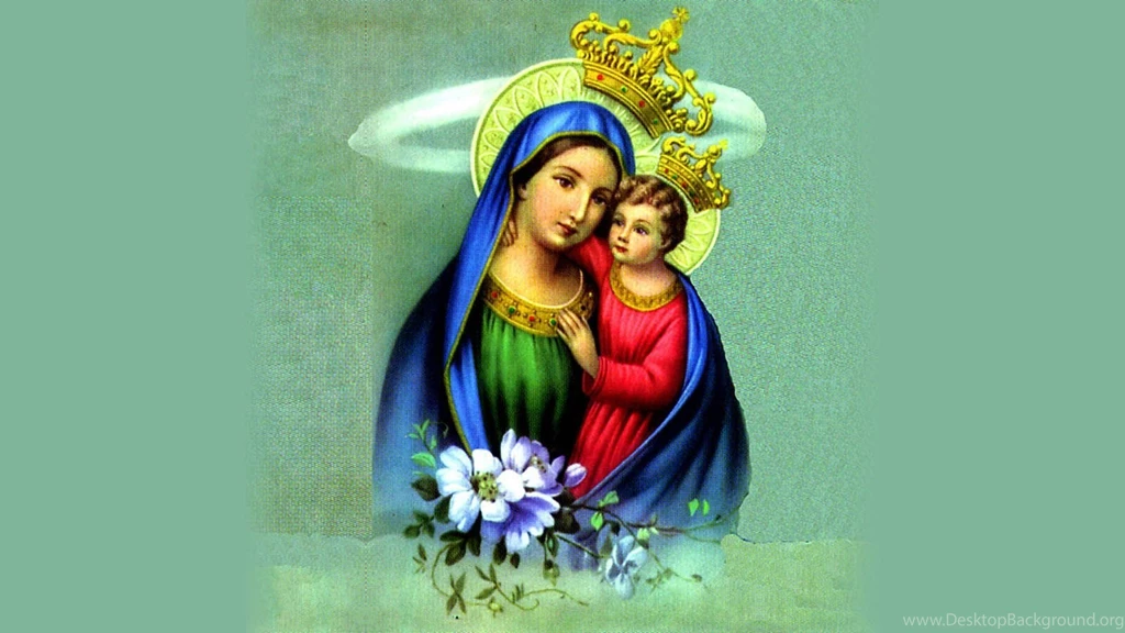 Mother Mary With Baby Jesus Wallpapers Wallpapers Cave