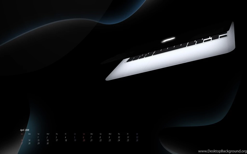 Desktop Calendar Wallpaper: April Macbook Air