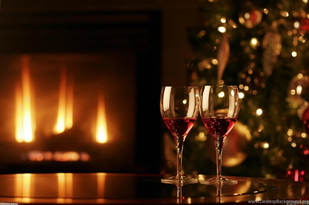 Christmas Fireplace Wallpapers Open Walls