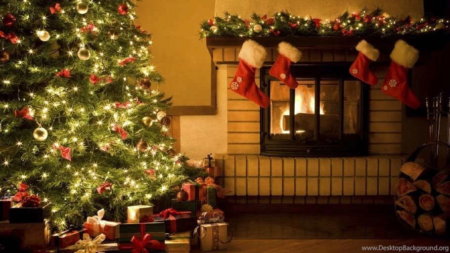 Christmas, Xmas, Fireplace, Cristmas Tree, Gifts, Xmas Socks ...