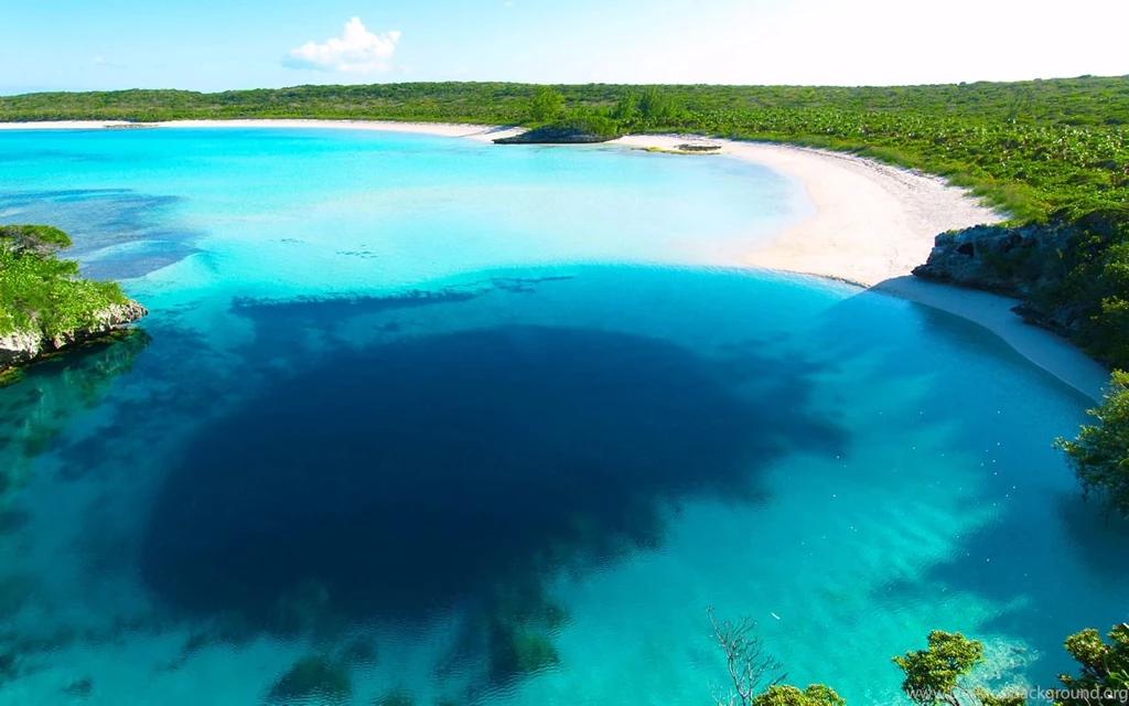 Blue Hole Bay Long Island Bahamas Wallpapers
