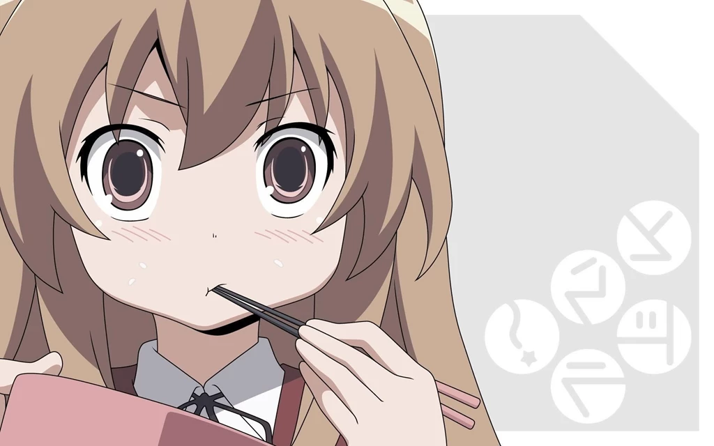 Taiga Aisaka Eating In Toradora! HD Desktop Wallpapers : Widescreen ...