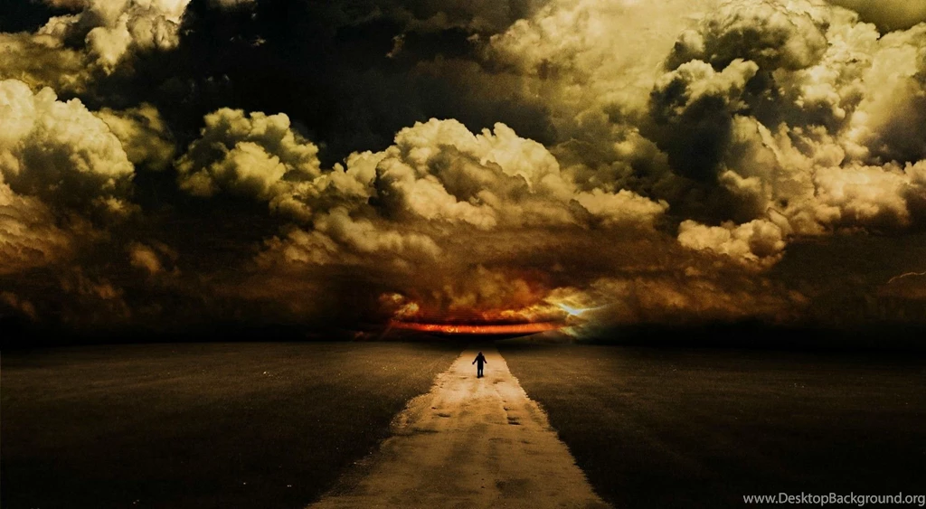 UFO With Fire Cloud Wallpapers   1920x1055   314929