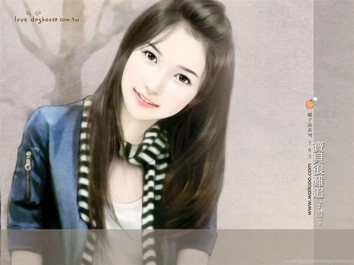 Title:Sweet Charming Faces Sweet Girls Paintings Wallpapers Views ...