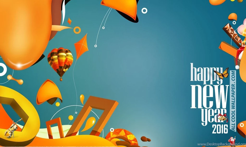 Animated Happy New Year 2016 HD Wallpapers