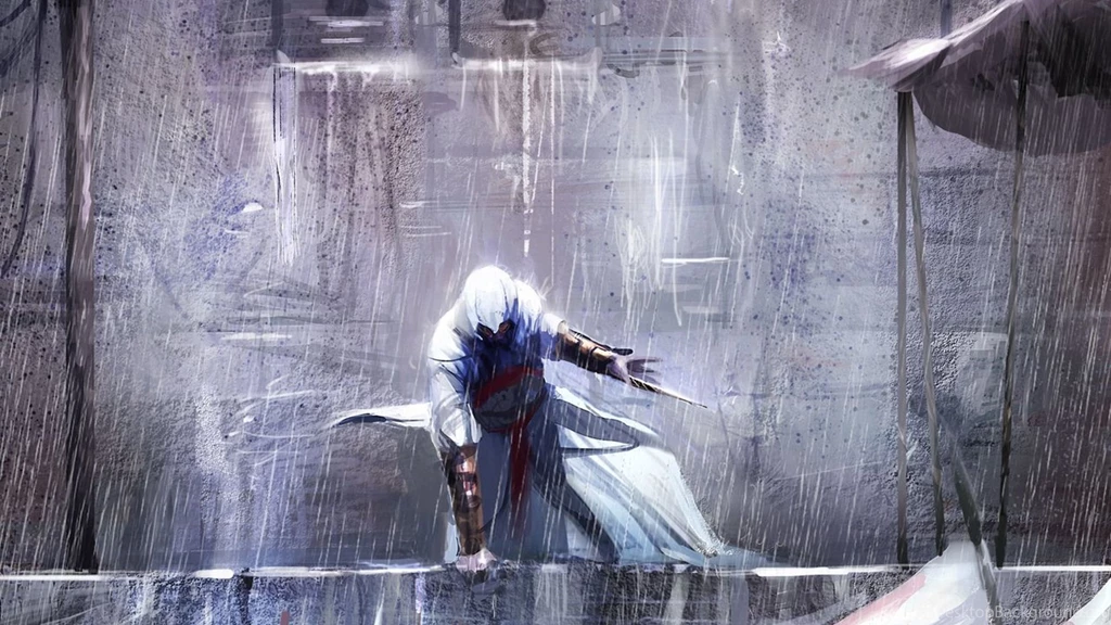 Paintings Assassin Assassins Creed Altair Ibn La Ahad Drawings ...