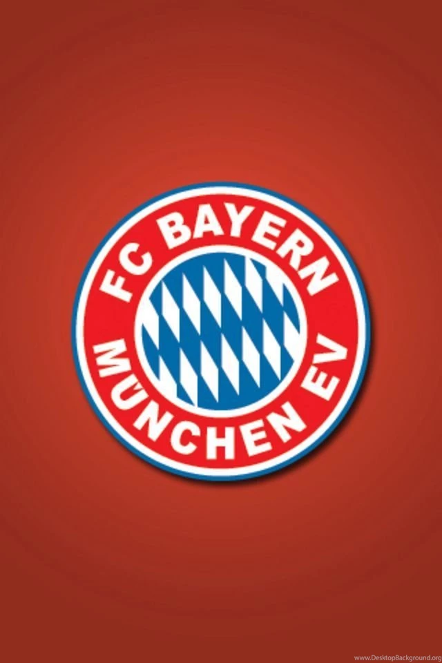 FC Bayern Munchen Logo Red Backgrounds For Wallpapers iPhone 4 And ...
