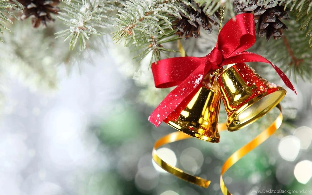Bells On Christmas Tree Wallpapers Full HD