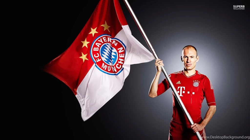 Robben Flag Bayern Munchen Wallpapers Wide