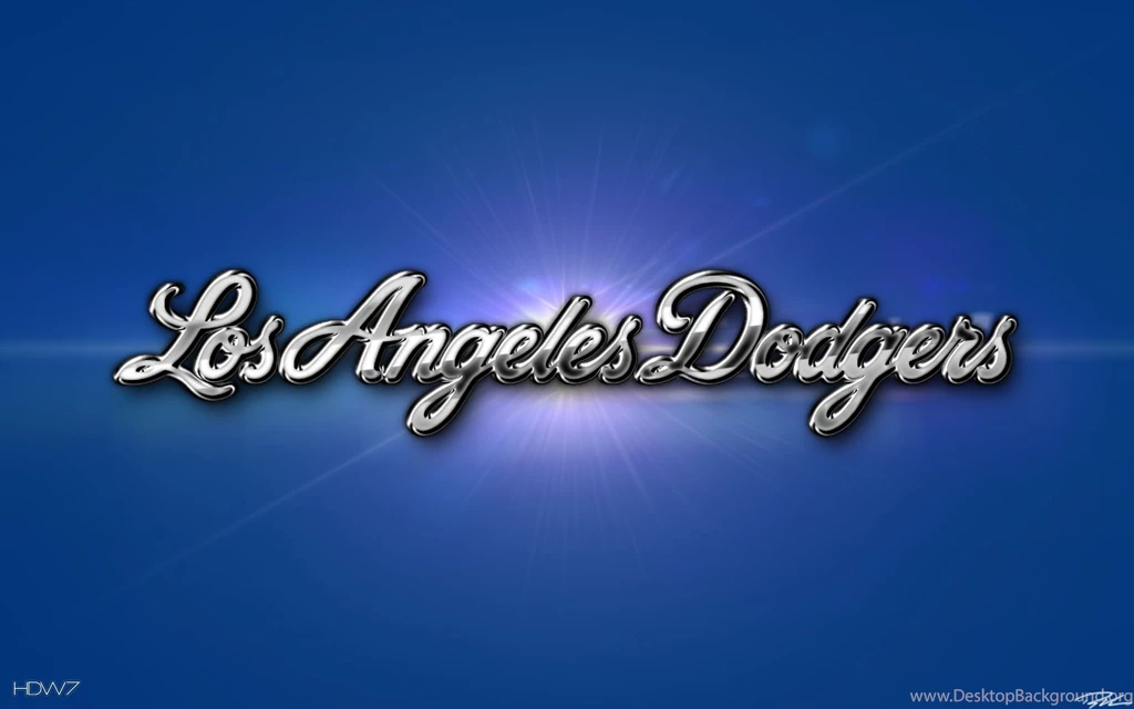 Los Angeles Dodgers 3d Chrome Wallpapers