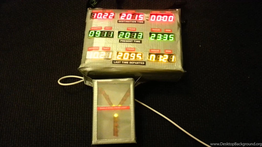 Pi + Adafruit Delorean Time Circuit And Flux Capacitor YouTube