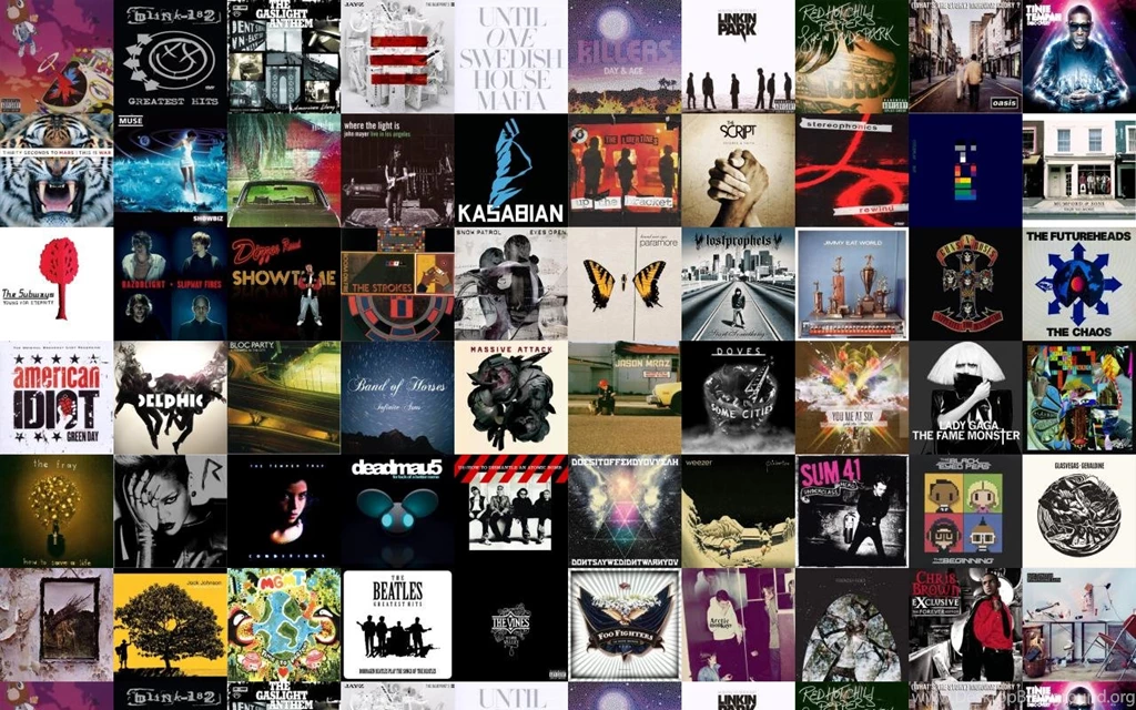 Kanye West Graduation Blink 182 Greatest Hits Wallpapers « Tiled ...