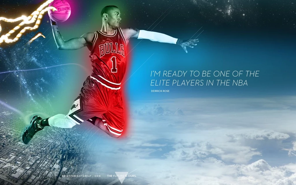 Derrick Rose 'Flying Solo' Wallpapers Download — Bright Bright ...