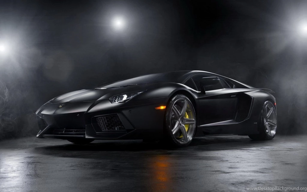 Lamborghini Aventador Matte Black Wallpapers   Wallpaper.