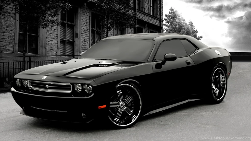 Dodge Challenger Matte Black Wallpapers   AC