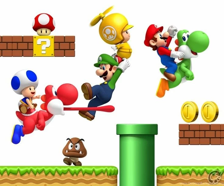 Super Mario Bros Backgrounds