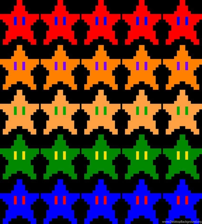 Super Mario Bros. Starman Backgrounds By ShadowTorterra64 On DeviantArt