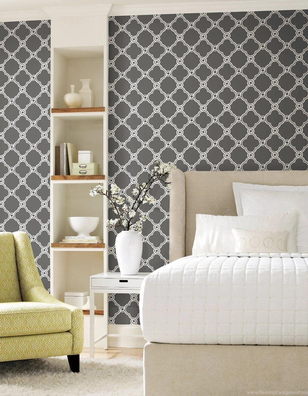 Amazon.com: York Wallcoverings AP7490 Silhouettes Fretwork Trellis ...