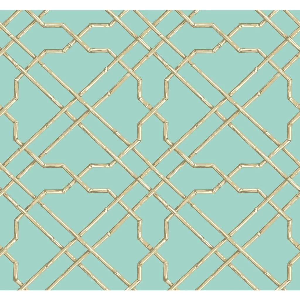 Ashford Tropics 27' X 27" Trellis Wallpapers