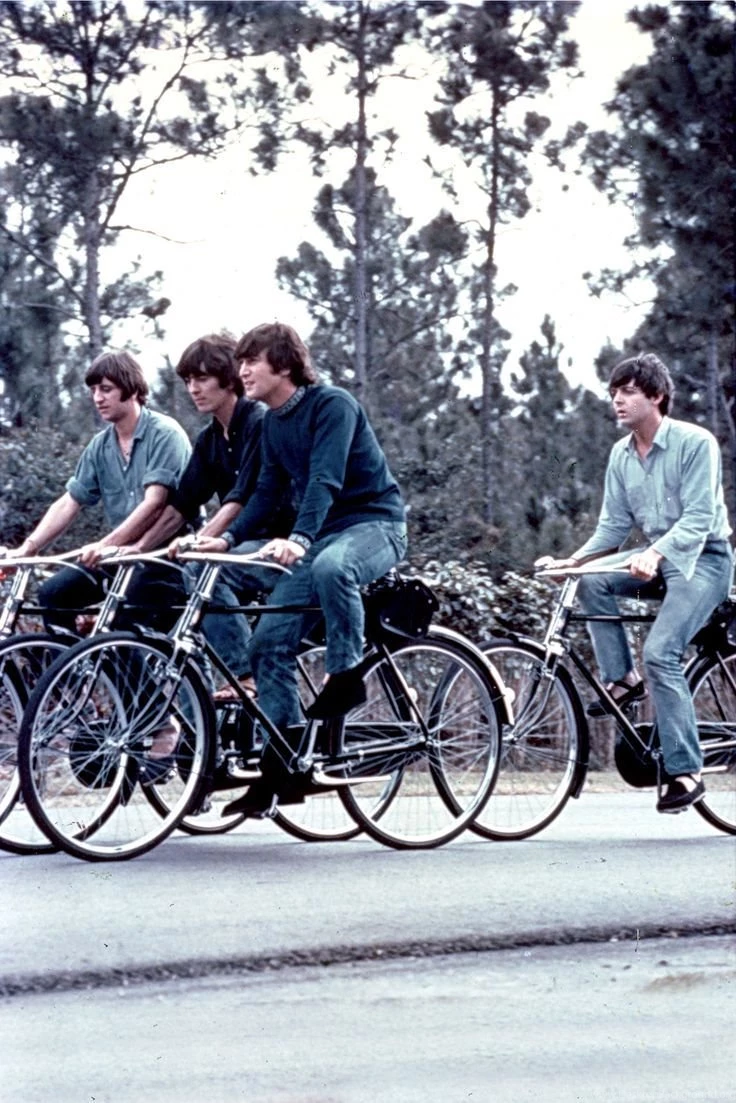 Beatles Biking Android Wallpapers