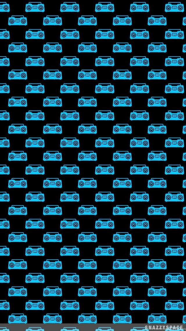 Electro Boombox iPhone Wallpapers