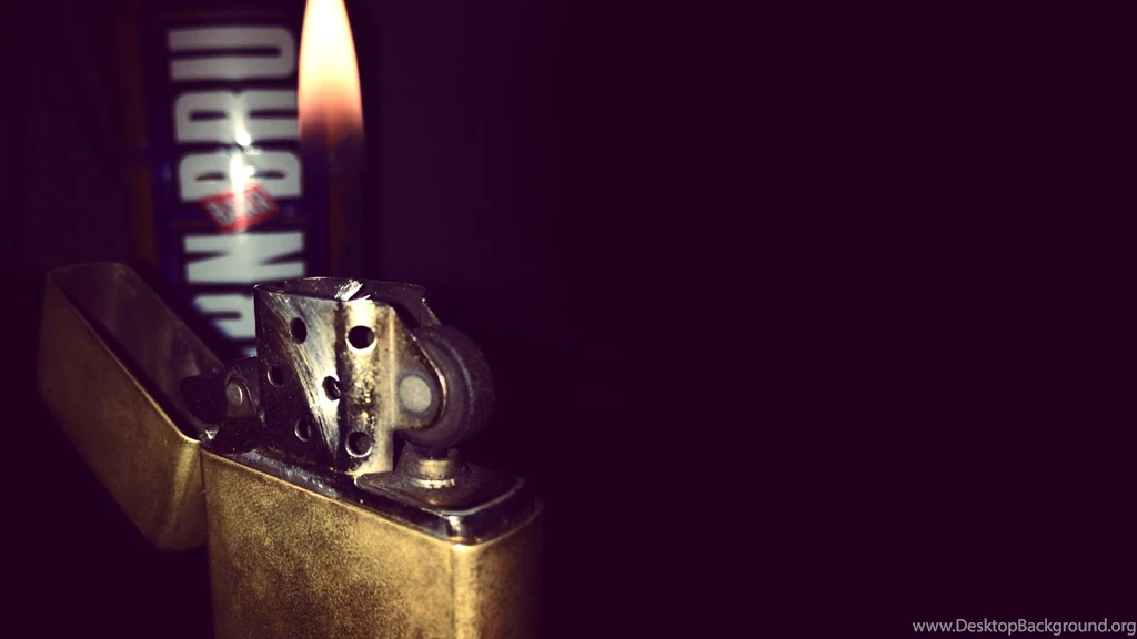 Zippo Lighter Fire Flame Macro Black Wallpapers
