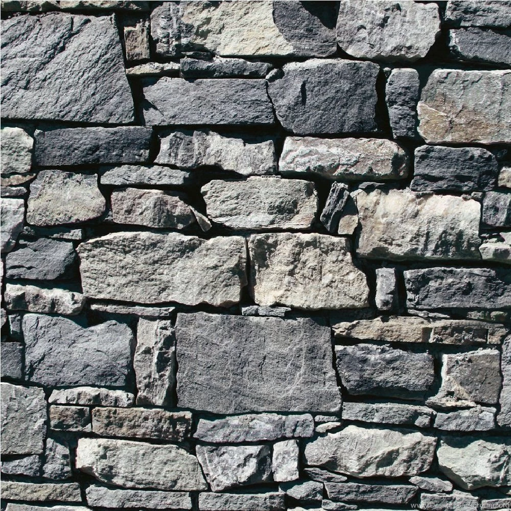 Muriva Virtual Reality Dry Stone Wall Brick Effect Wallpapers J49409