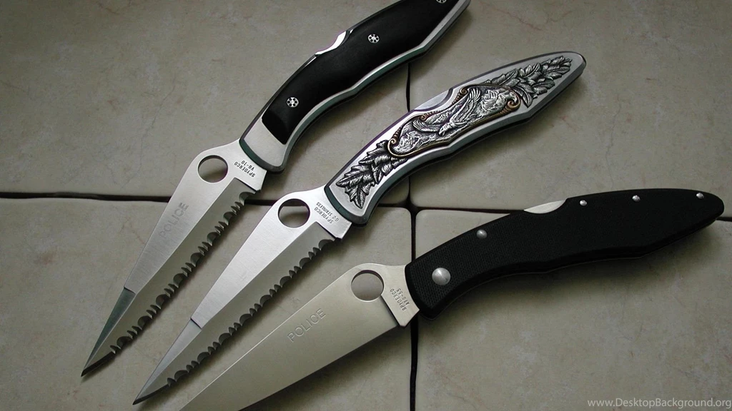 Download Wallpapers 1920x1080 Knives, Leather, Metal, Weapons Full ...