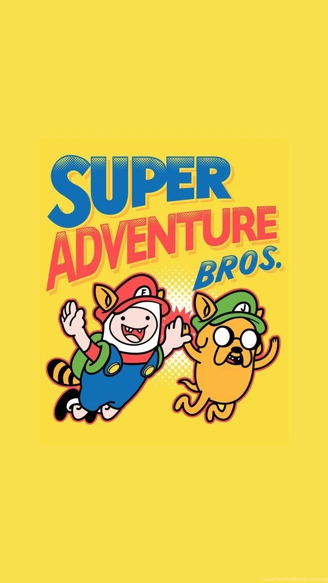 iPhone Adventure Time X Super Mario Bros