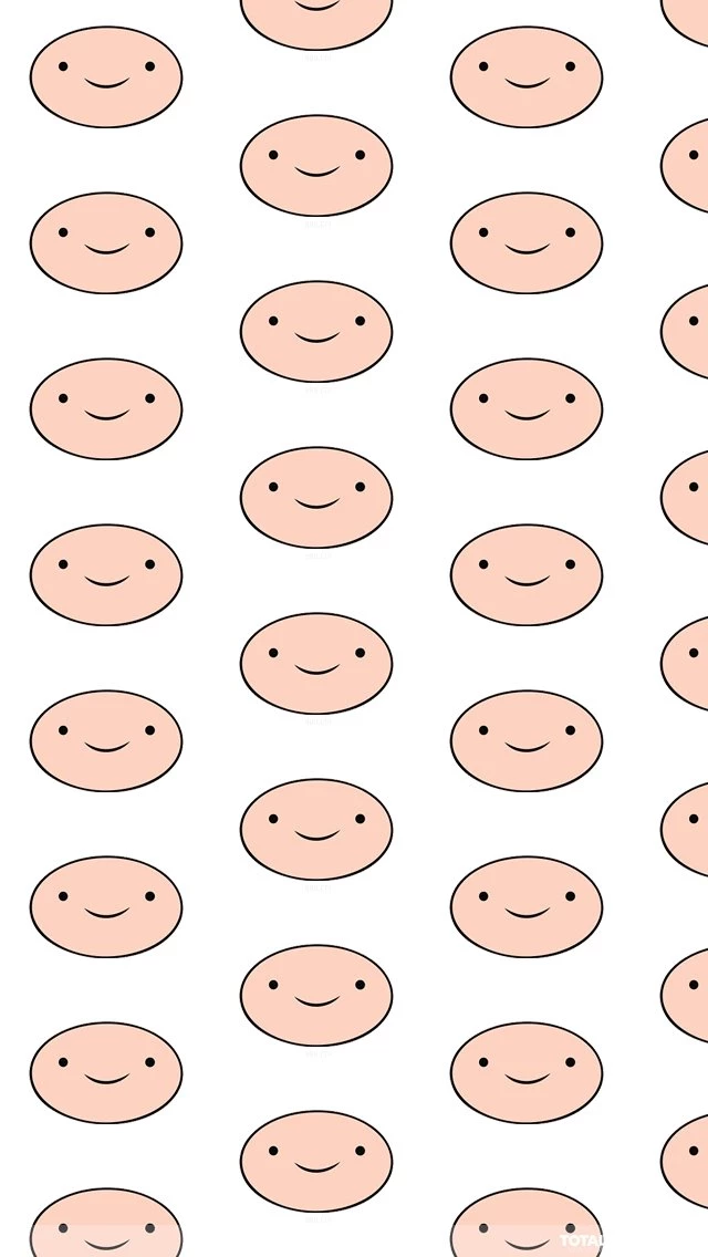 Finns Face Adventure Time iPhone Wallpapers Cartoon Wallpapers