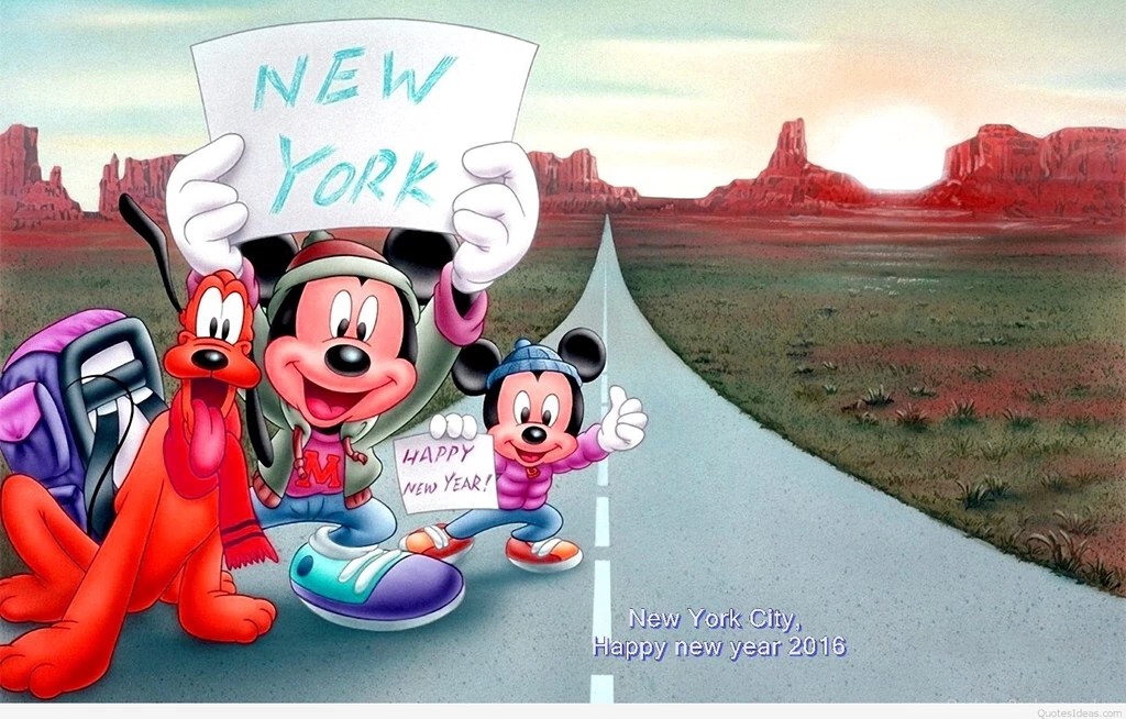 Happy New Year To New York City 2016 Wishes Wallpapers Hd
