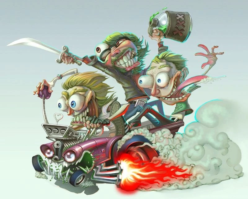 Ed Roth Rat Frank Tribute By BeeJayDeL On DeviantArt