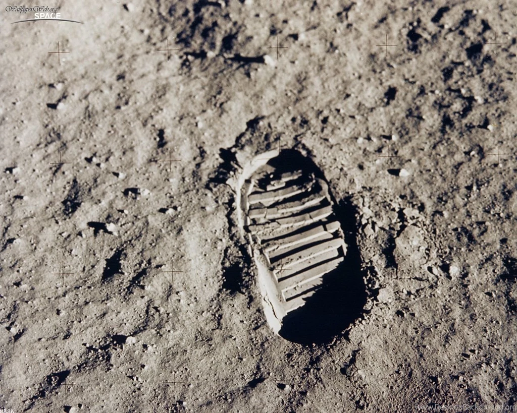 Space: Apollo 11 Foot, Desktop Wallpapers Nr. 26536