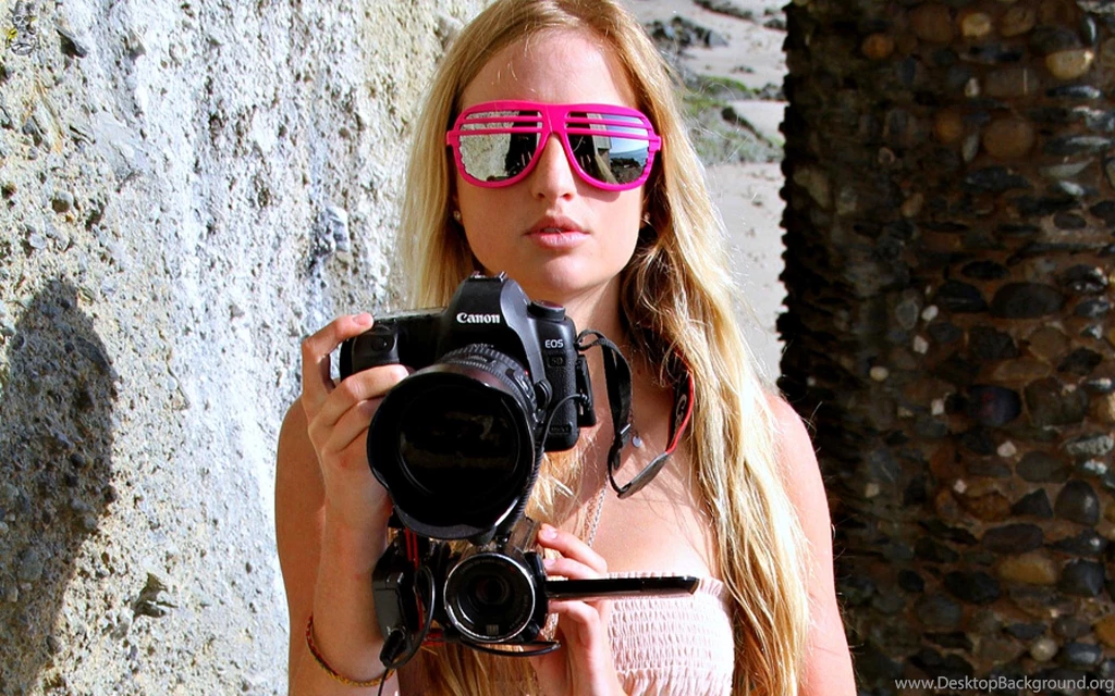 Photographer With Cool Sunglasses   (