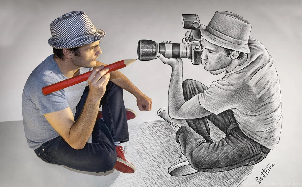 Ben Heine Photographer 3d Style Pattern