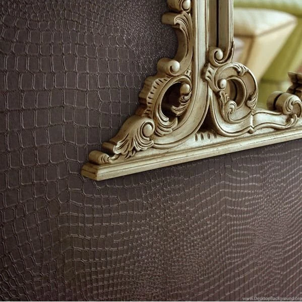 Papel De Parede. Fashion Modern Design Wallpapers Faux Crocodile ...