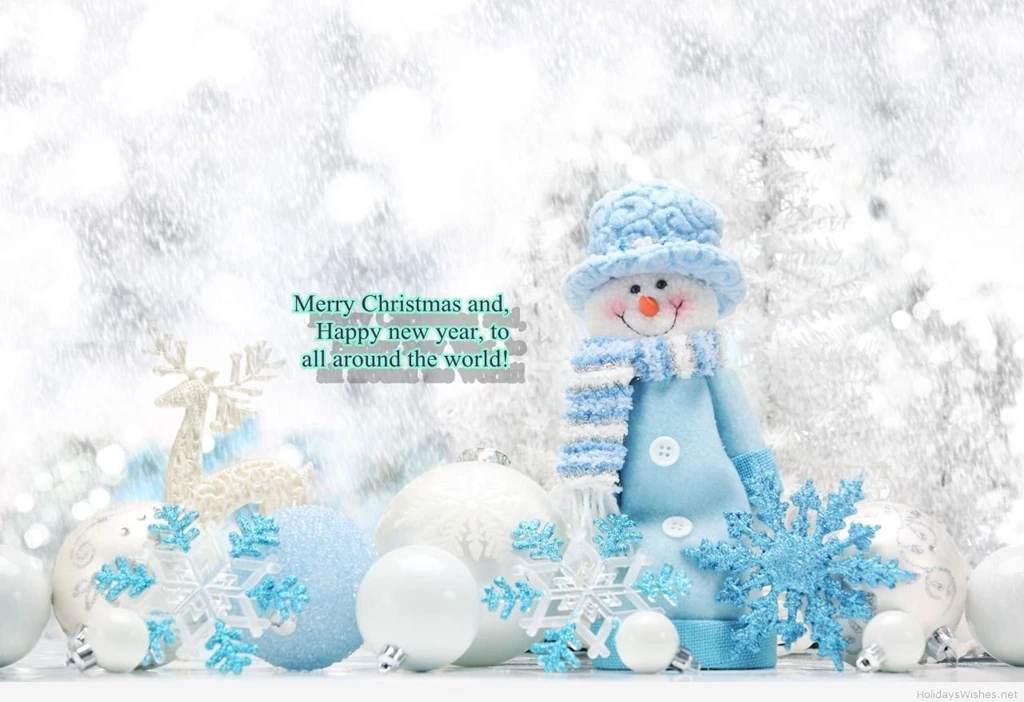 Fun wallpaper Merry Christmas Happy New Year 2015
