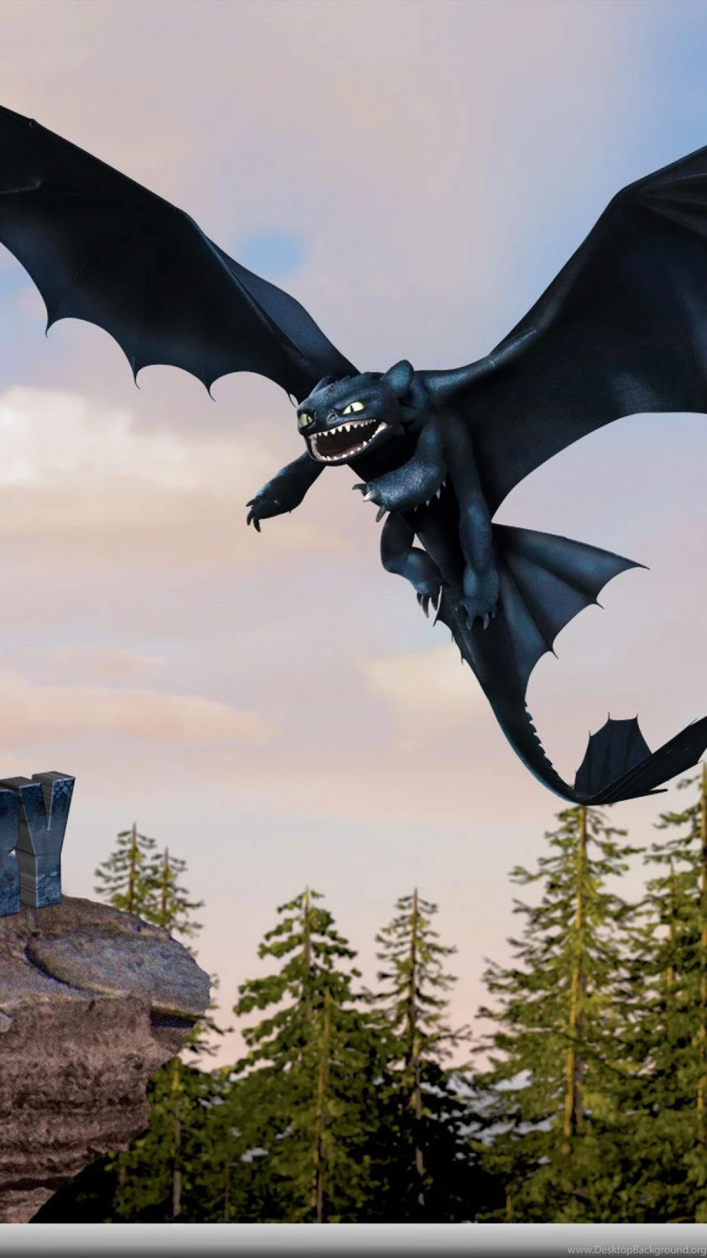 Download Wallpapers 1080x1920 How To Train Your Dragon, Toothless ...