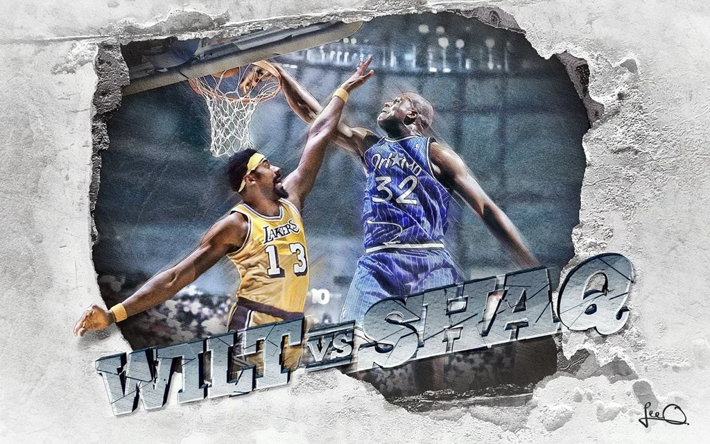 Shaquille O'Neal Vs Wilt Chamberlain Wallpapers 2.0 By Skythlee On ...