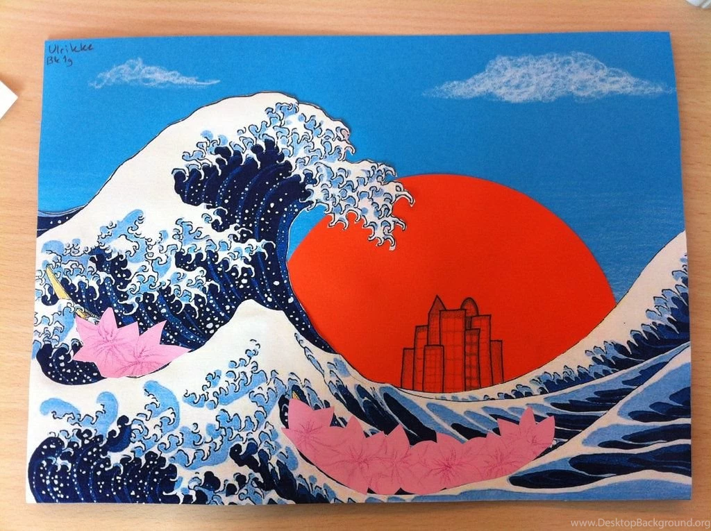 Hokusai Paraphrase By Sireynia On DeviantArt