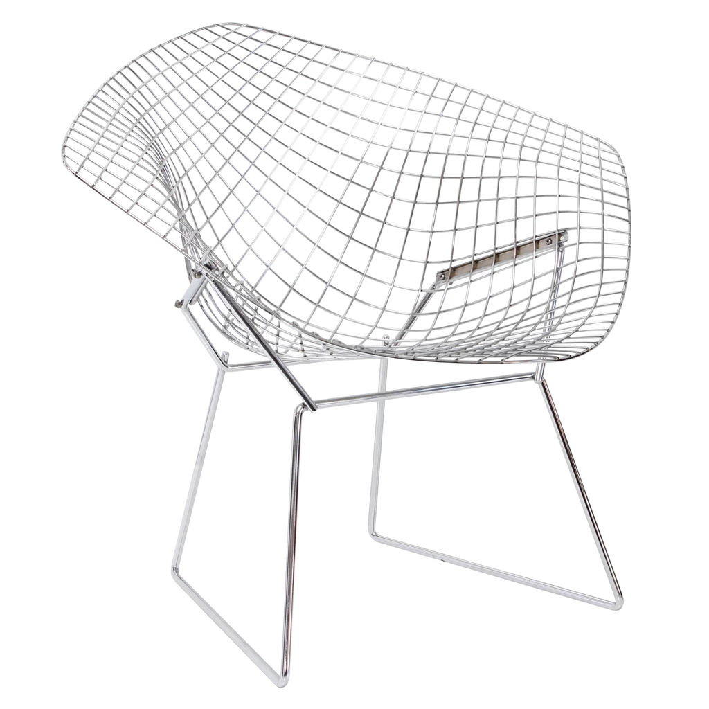 Knoll Chrome Bertoia Diamond Chair