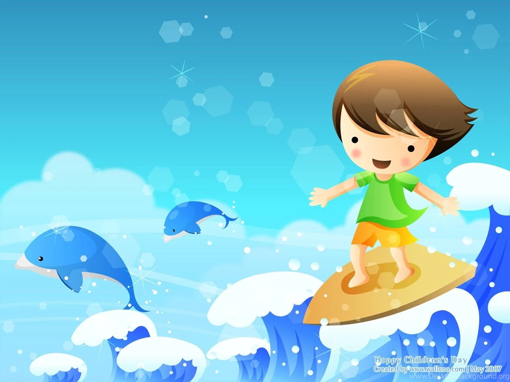 Desktop Wallpapers   Kid On Whale   Children